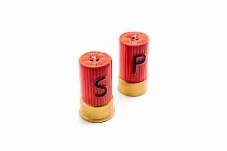 CC-CBG-1033 Caliber Gourmet Shotgun Salt and Pepper Shakers