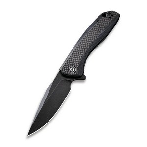 CIV-C801I Civivi Baklash Linerlock Pocket Knife Flipper G10 Carbon Fiber