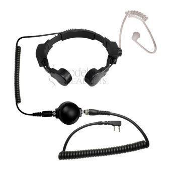 CRD21418 Code Red Headsets Assault Tactical Dual-Throat Microphone K Connector