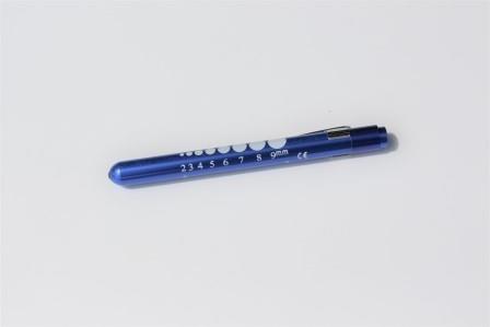 EMI-222-B EMI - Emergency Medical Ultra-Light Pupil Gauge Penlight Blue