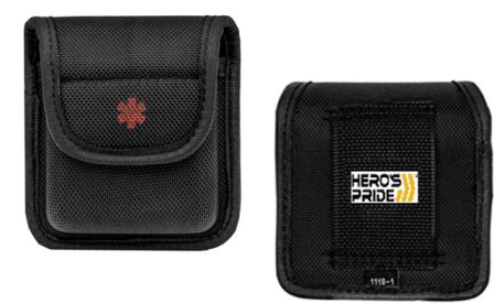 HERO-1119-1 Heros Pride Ballistic NARCAN Nasal Spray Case with Hidden Snap - Plain
