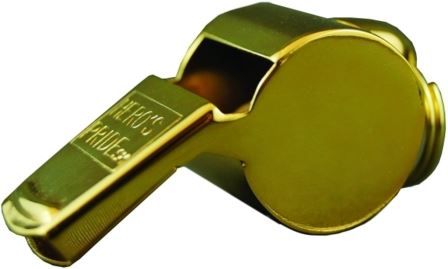 HERO-4010G Heros Pride Standard Issue Whistle - Gold