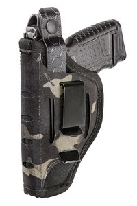 SEN-35AH06MB Sentry Nylon Outside the Pant Holster - Multicam Black - 3.5 Inch-4.5 Inch