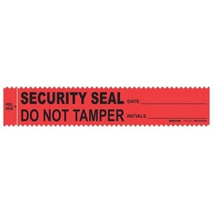 SIR-SM1000SSR Sirchie Red Security Seal Evidence Integrity Strips