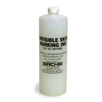 SIR-UV743EL Sirchie Fluorescent Invisible Skin Marking Ink (Pass In-Pass Out)