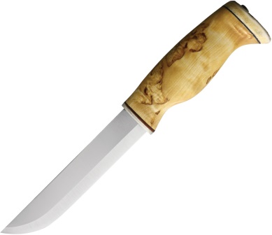 ATL866 Arctic Legend Bear Fixed Blade Knife Curly Birch