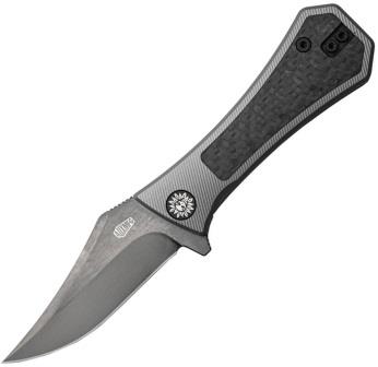 Auxiliary Manufacturing Deadhead Bowie Framelock Pocket Knife - AUX002BK