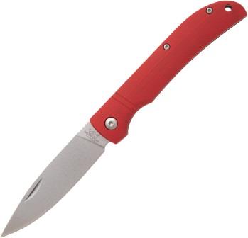 BC457GR Bear & Son 4.5 Inch Red G10 Drop Point Slip Joint Pocket Knife