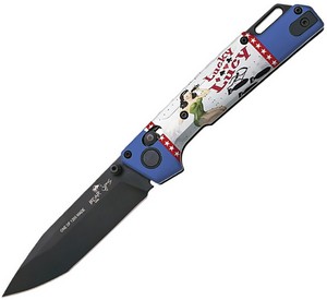 BCU26SEP Bear & Son Nekama I Crossbar Lock Pocket Knife Pinup