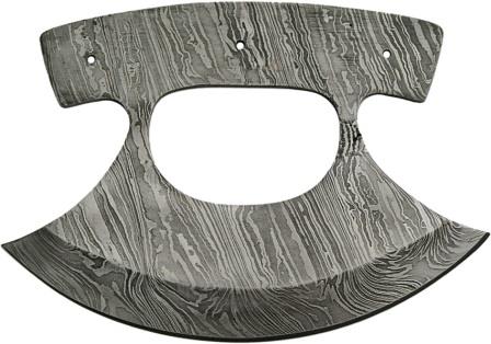 BLDM2727 Ulu Damascus Knife Blade Blank