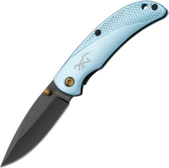 BR0528 Browning Prism Linerlock Pocket Knife Sky Blue