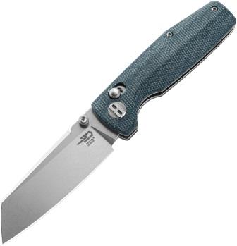 BTKG43C1 Bestech Knives Slasher Axis Lock Pocket Knife Blue