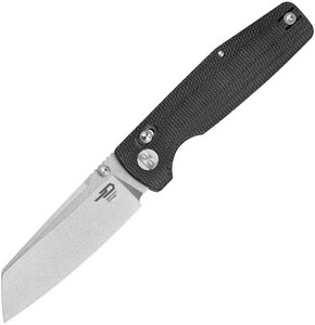 BTKG56A1 Bestech Slasher Crossbar Lock Pocket Knife Black