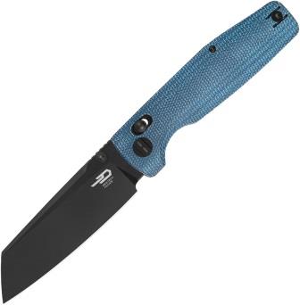 BTKG56C2 Bestech Slasher Axis Lock Pocket Knife Blue