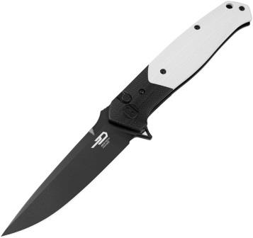 Bestech Swordfish Button Lock Pocket Knife White - BTKG62A