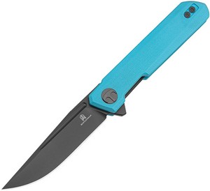 BTKMK03L Bestechman Mini Dundee Linerlock Pocket Knife Blue