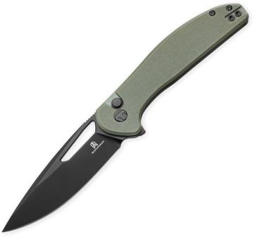 Bestech Bestechman Whalefin Button Lock Pocket Knife - BTKMK18D