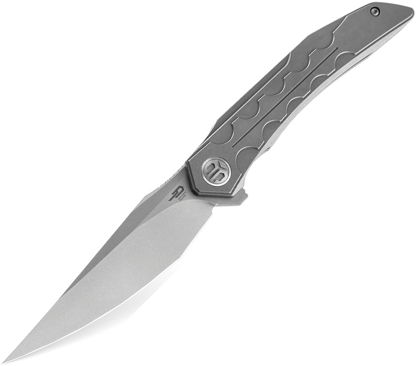 BTKT2009A Bestech Samari Framelock Pocket Knife Gray