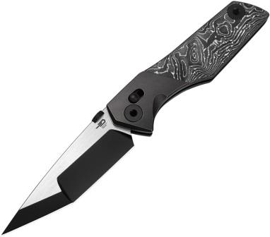 BTKT2304C Bestech Knives Cetus Bar Lock Pocket Knife Carbon Fiber
