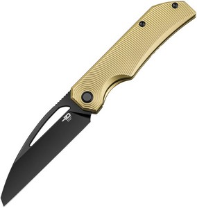BTKT2603B Bestech Mini Taipan Framelock Pocket Knife Titanium Bronze