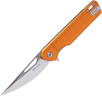 BU239ORS Buck Infusion Linerlock Pocket Knife Spring Assisted Orange