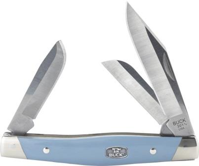 BU301BLS Buck Stockman Pocket Knife Blue Nickel Silver