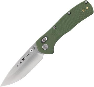 BU791GRS1 Buck Range Pro Lock Blade Pocket Knife Green