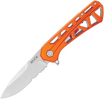 BU812ORX Buck Trace Linerlock Pocket Knife Orange