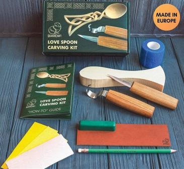 BVRDIY04 BEAVERCRAFT Celt Spoon Carving Hobby Kit