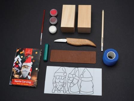 BVRDIY06 BEAVERCRAFT Santa Carving Hobby Kit