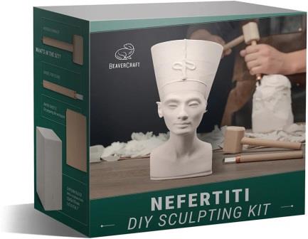 BVRDIYNF BEAVERCRAFT DIY Sculpting Kit Nefertiti