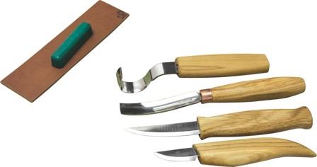 BVRS43 BEAVERCRAFT Spoon and Kuksa Carving Knife Set