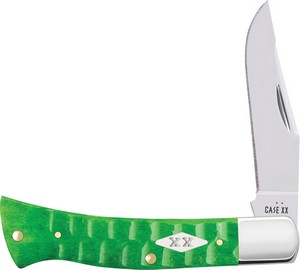 CA11445 Case Axe Handle Pocket Knife Bright Green