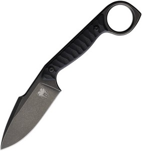 Cobratec Wolfteeth Fixed Blade Knife Harpoon - CBTWLTBLKHRP