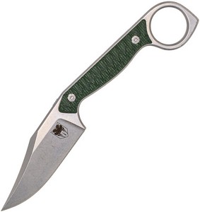 CBTWLTODGCLP Cobratec Wolfteeth Fixed Blade Knife Green