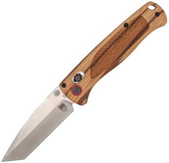 CBTZWDBLT Cobratec Bar Lock Pocket Knife Zebra Wood Tanto