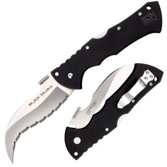 CHLT00308 Lynn Thompson Collection Black Talon II Tri-Ad Lock Pocket Knife