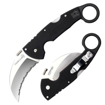 CHLT00449 Lynn Thompson Collection Tiger Claw Tri-Ad Lock Pocket Knife