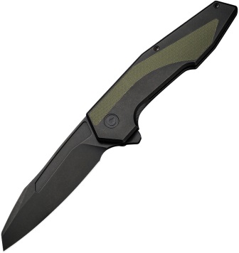 CIVC220111 Civivi Hypersonic Framelock Pocket Knife OD Green