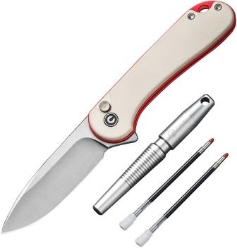 CIVC23049 Civivi Stellar Quill Button Lock Pocket Pen Knife Elementum II