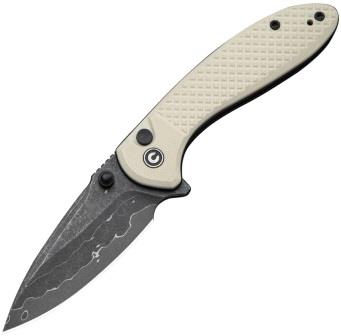 CIVC24031DS1 Civivi Faeger Button Lock Pocket Knife