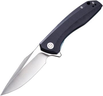 Civivi Baklash Linerlock Pocket Knife Black G10 - CIVC801C