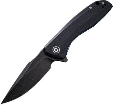 Civivi Baklash Linerlock Pocket Knife Black - CIVC801H