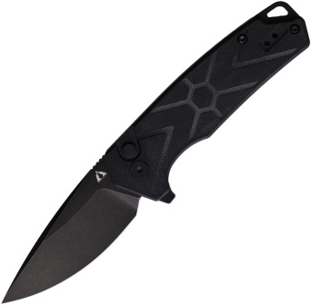 CMB14B CMB Made Knives Button Lock Pocket Knife Black G10
