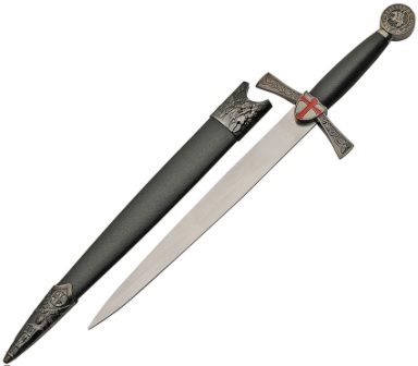 CN211438 Knights Templar Fixed Blade Dagger