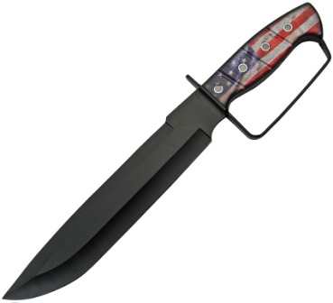 CN211507 American Flag Bowie Knife
