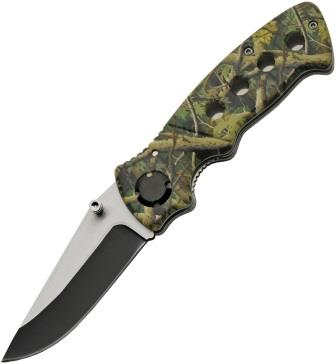 CN211581CM Rite Edge Hollow Linerlock Pocket Knife Camo