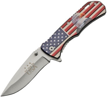 CN300464EG Eagle Linerlock Pocket Knife Spring Assisted