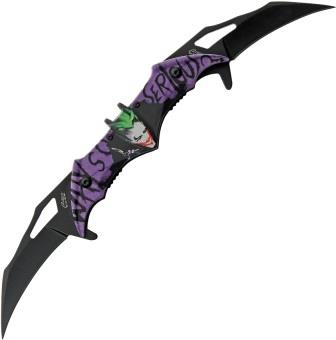 CN300609PU Rite Edge Why So Serious Linerlock Pocket Knife Spring Assisted