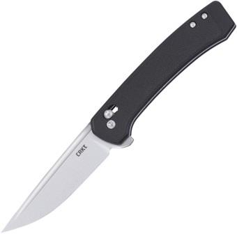 CR7075 CRKT Q Compact Crossbar Lock Pocket Knife Black